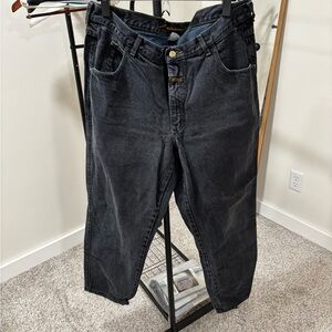 Vintage Black Denim Jeans